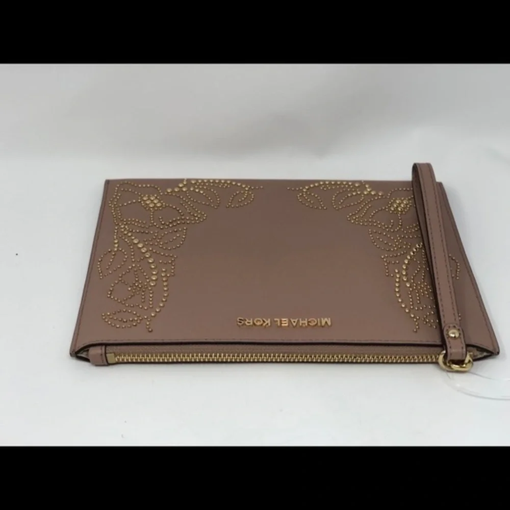 Michael kors nouveau Large clutch wristlet FAWN